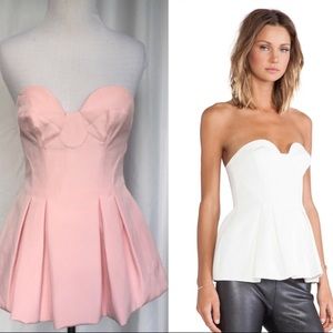 Keepsake the label ‘Hearts on fire’ peplum top